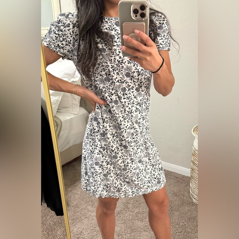 Loft Linen Dress 0/xs
